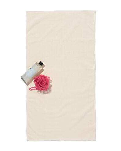 serviette de bain 2&egrave;me vie coton recycl&eacute; &eacute;cru - 2000000084 - HEMA