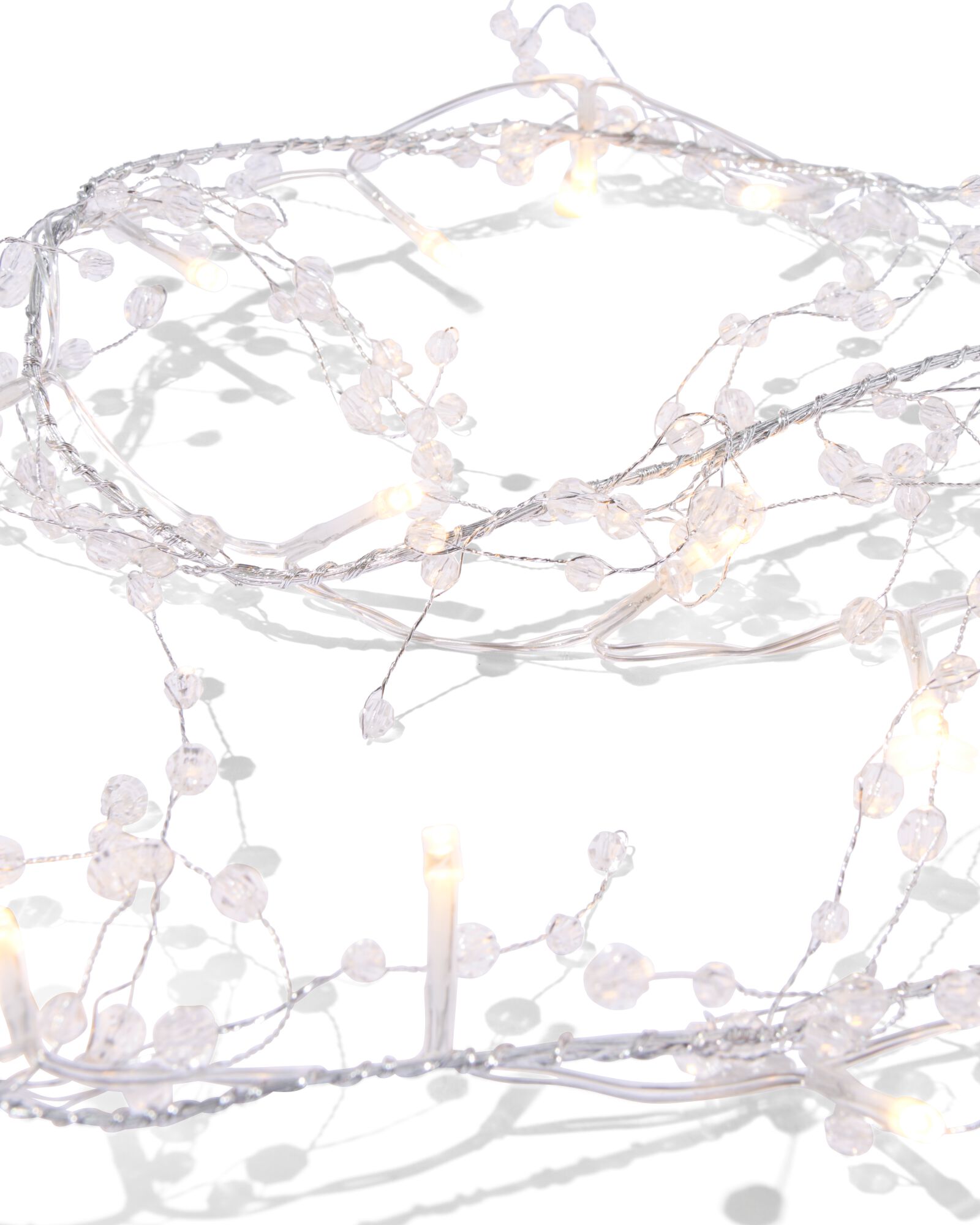 lichtsnoer 20 LED lampjes parel 1.2m - 25550026 - HEMA