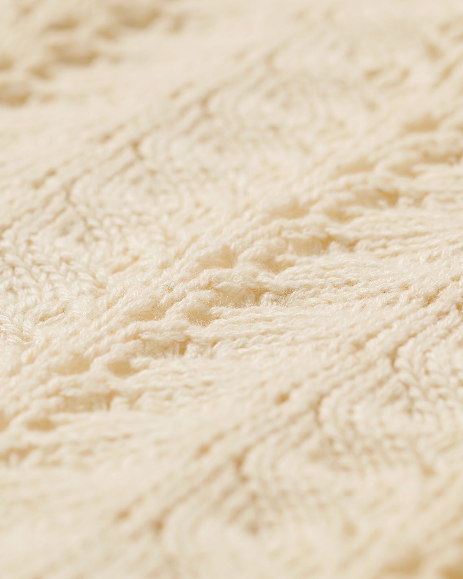 Newborn-Strickjacke mit Ajourmuster ecru - 33436220ECRU - HEMA