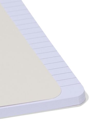 carnet A6 lign&eacute; &agrave; fleurs - lot de 3 - 14100220 - HEMA