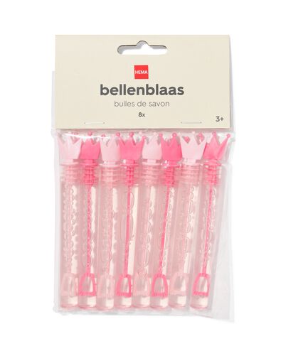 uitdeel bellenblaas prinses 288ml - 8 stuks - 14250345 - HEMA