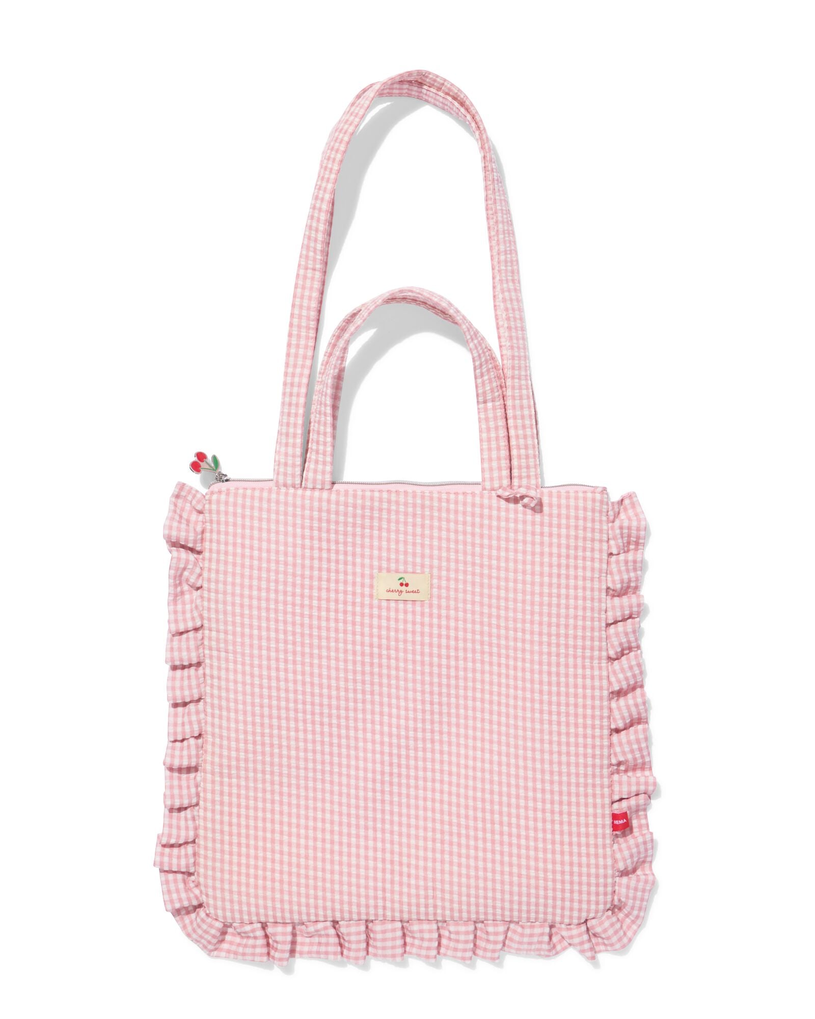 sac 36x37,5cm seersucker volants carreaux - 61104518 - HEMA