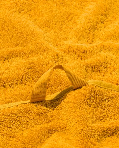 serviette de bain de qualité épaisse jaune ocre serviette 50 x 100 - 5220022 - HEMA