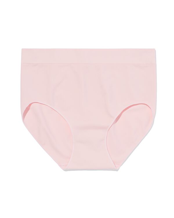 slip taille haute femme sans couture microfibre rose p&acirc;le rose p&acirc;le - 19602944LIGHTPINK - HEMA