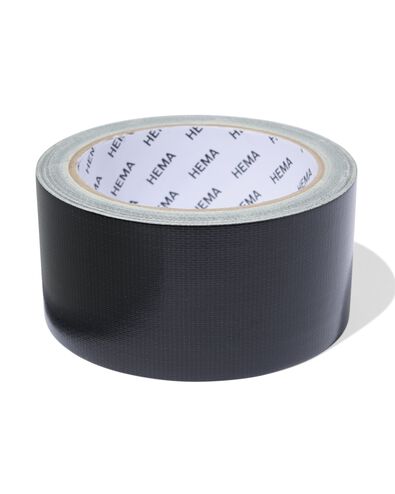 ducttape 10mx5cm waterdicht zwart - 81000091 - HEMA