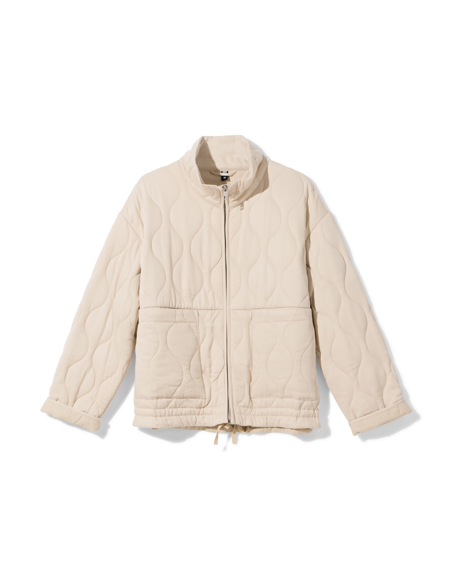 damesjas Jina gewatteerd gebroken wit gebroken wit - 36207420OFFWHITE - HEMA