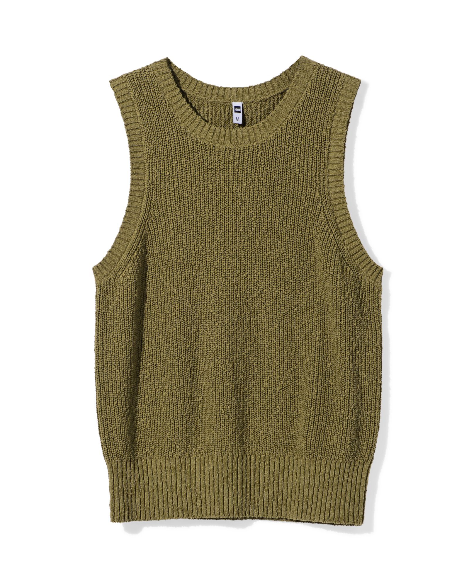 pull femme Faya maille fine coton olive olive - 36204790OLIVE - HEMA