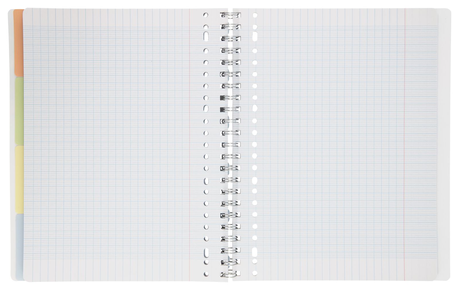 cahier &agrave; spirale 4-en-1 A4 &agrave; grands carreaux (Sey&egrave;s) - 14598721 - HEMA