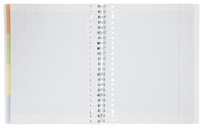 cahier &agrave; spirale 4-en-1 A4 &agrave; grands carreaux (Sey&egrave;s) - 14598721 - HEMA