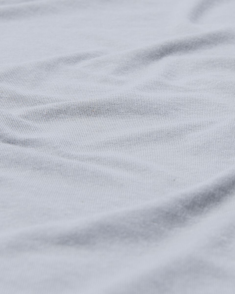 drap-housse coton jersey 90 x 200 cm gris clair 90 x 200 - 5140002 - HEMA