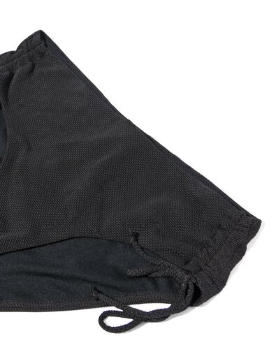 Damen-Bikinislip, verstellbare Schleife schwarz XL - 22351364 - HEMA