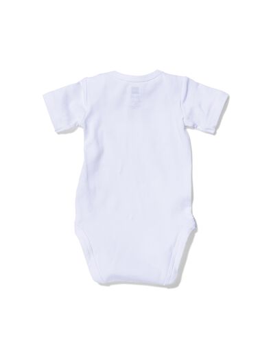 body &ndash; coton biologique stretch - 2 pi&egrave;ces blanc blanc - 1000005201 - HEMA