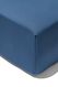 drap-housse boxspring 160x200 coton doux bleu - 5120097 - HEMA