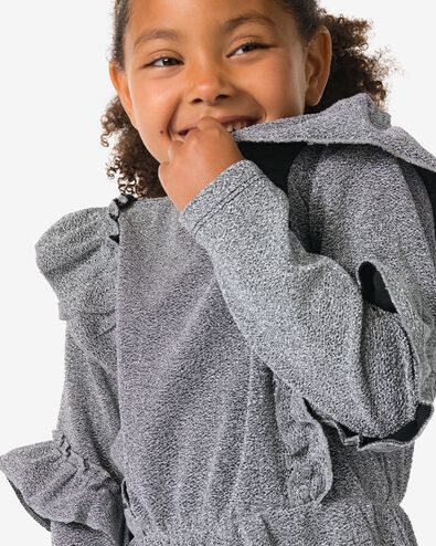 Kinderkleid mit Rüschen und Glitzer silber silber - 30836607SILVER - HEMA