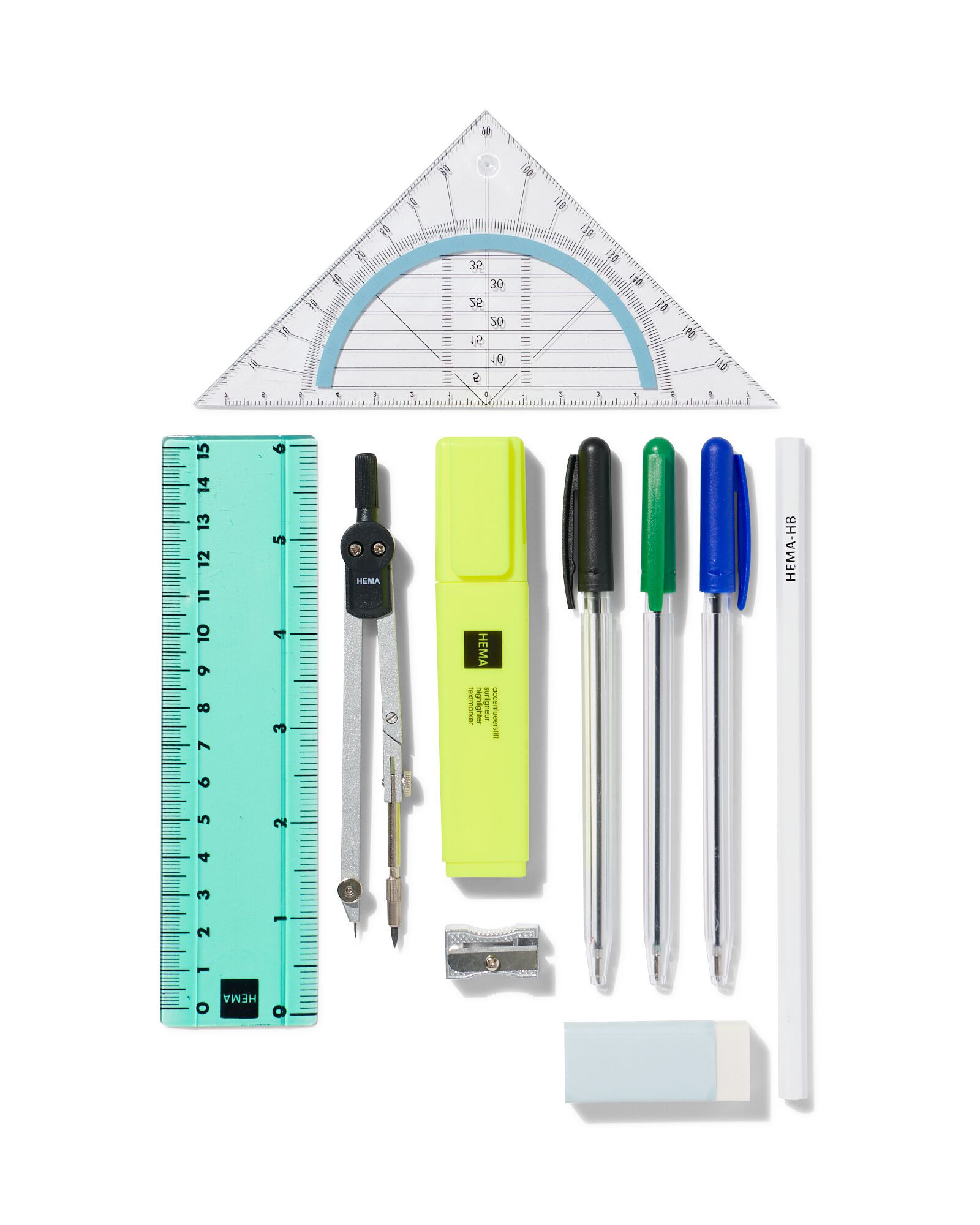 accessoires d'écriture de base pour examen - 14591002 - HEMA