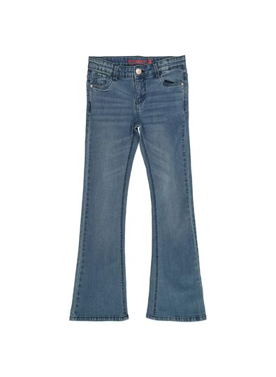 Kinder-Schlaghose jeansfarben jeansfarben - 1000013689 - HEMA