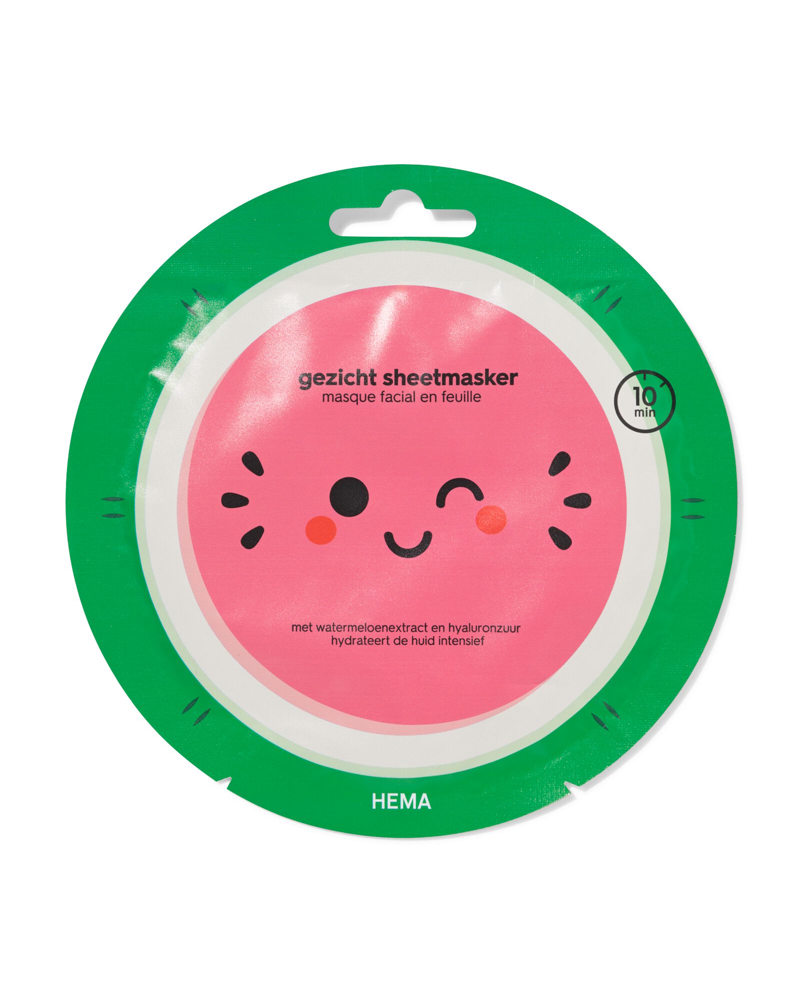 masque facial en feuille past&egrave;que - 17860185 - HEMA
