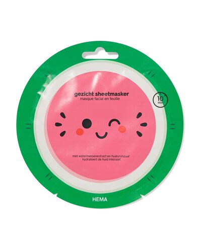 masque facial en feuille past&egrave;que - 17860185 - HEMA