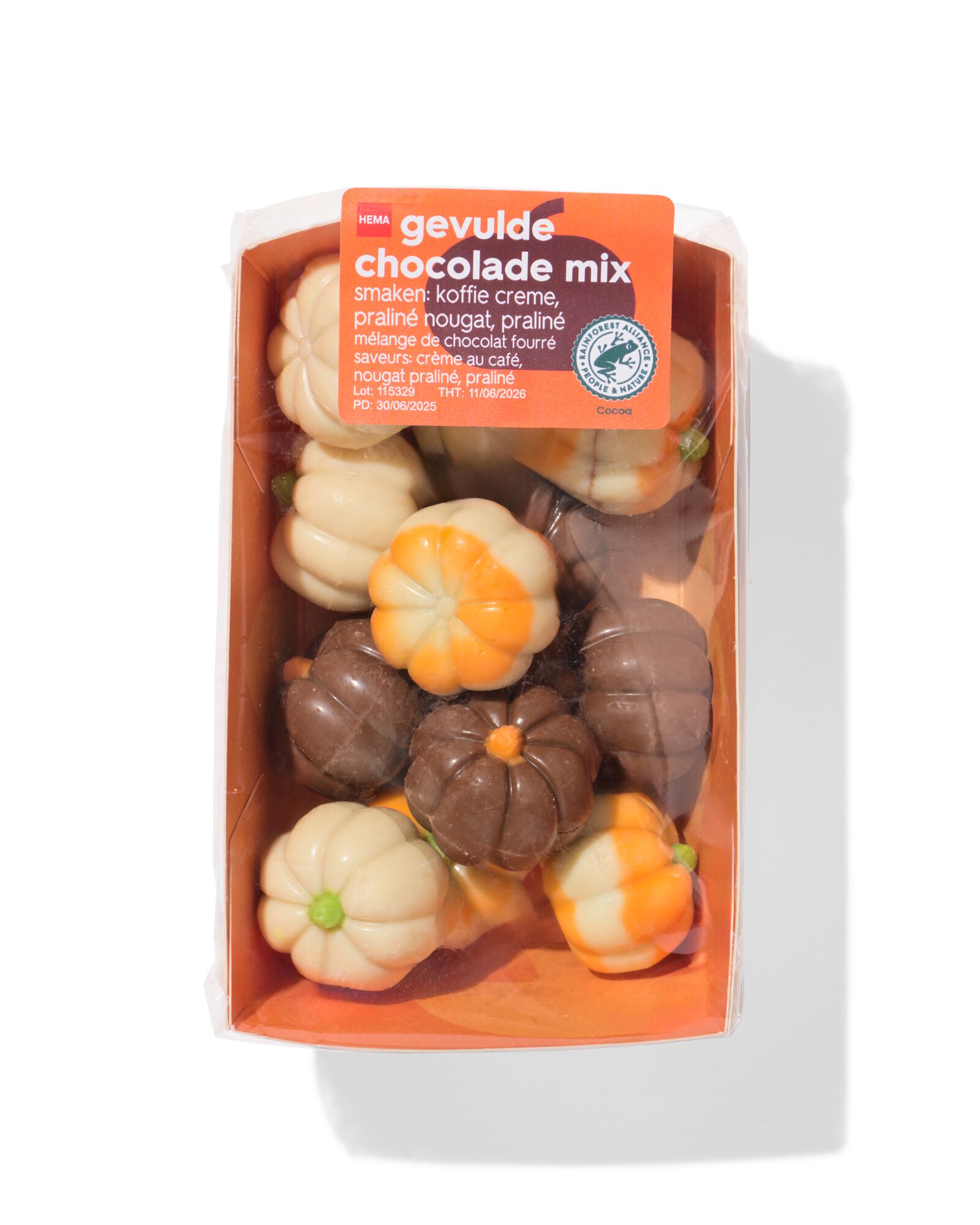 gef&uuml;llter Schokoladenmix, 150 g - 24302508 - HEMA