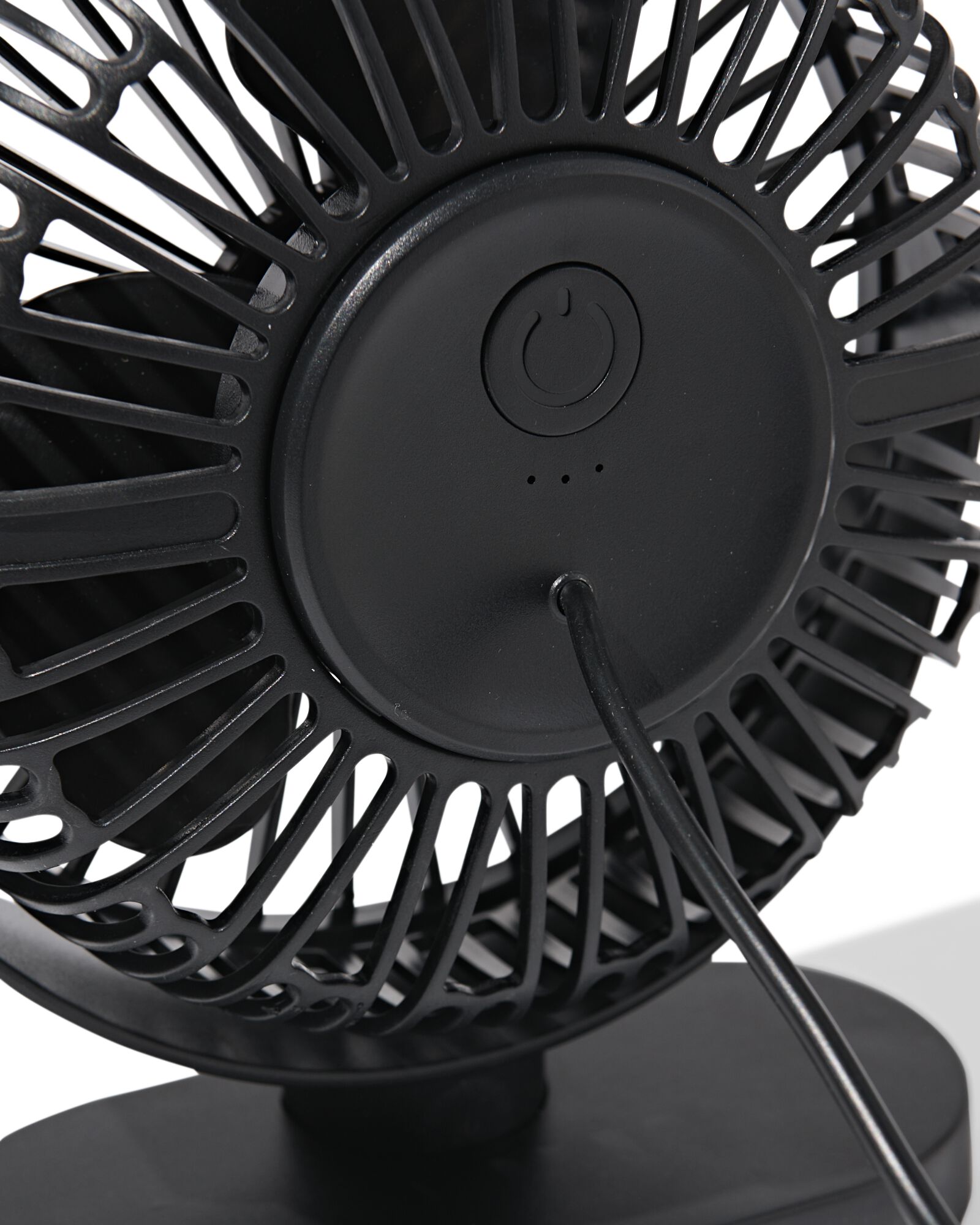 Schreibtischventilator, ⌀ 17,5 cm, schwarz - 80200042 - HEMA