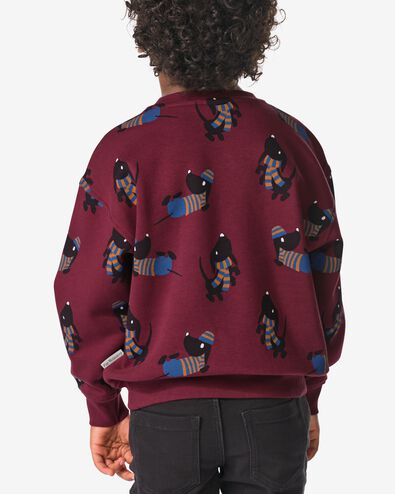 Pull enfant Takkie bordeaux bordeaux - 30705301BURGUNDYRED - HEMA