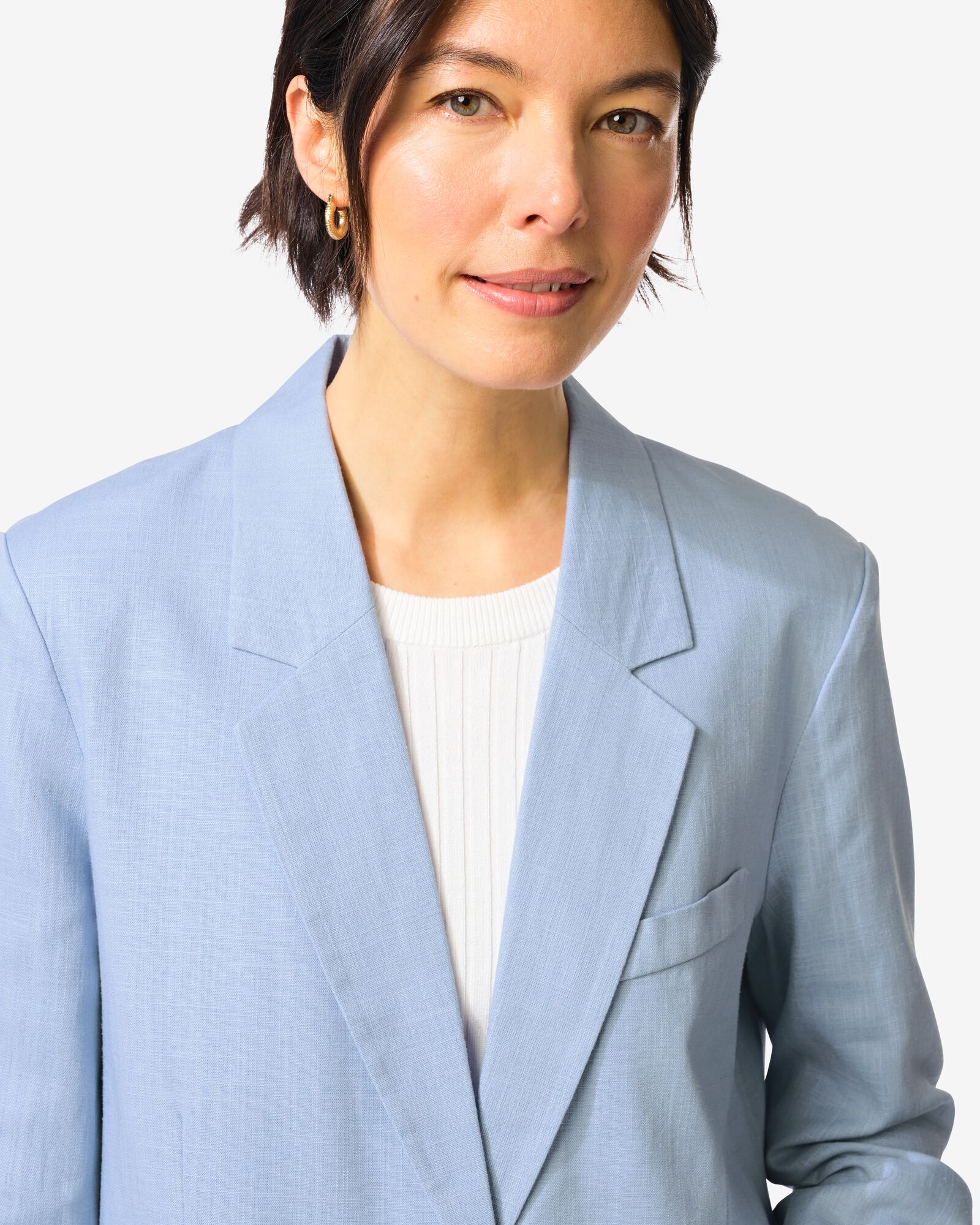 damesblazer Isla lichtblauw lichtblauw - 36208630LIGHTBLUE - HEMA