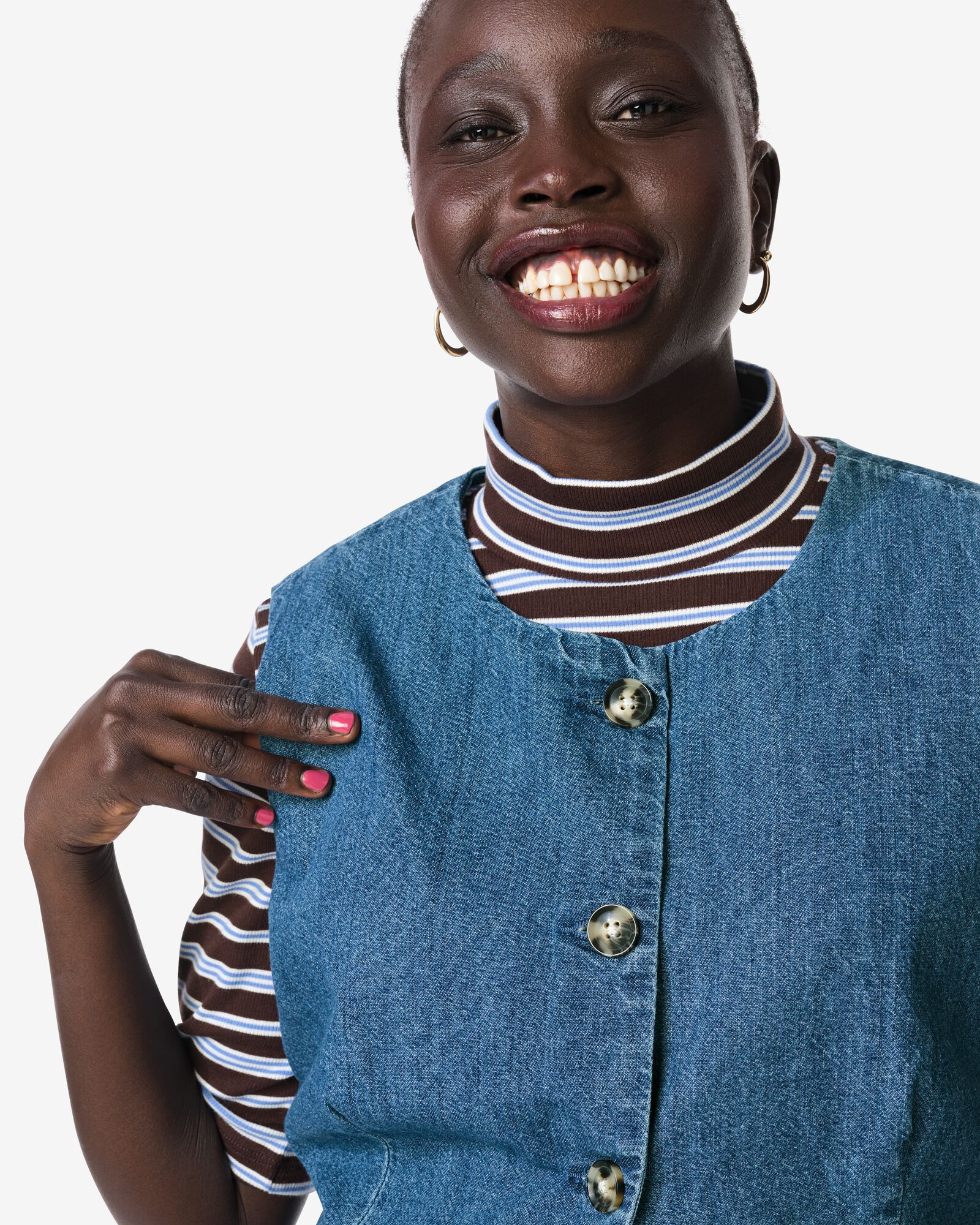 Damenweste Suzy mittelblau - 36206950MIDBLUE - HEMA