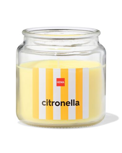 bougie parfum&eacute;e citronnelle dans un verre &Oslash;10x10 - 13502929 - HEMA