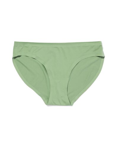 slip femme seconde peau microfibre vert vert - 19602505GREEN - HEMA
