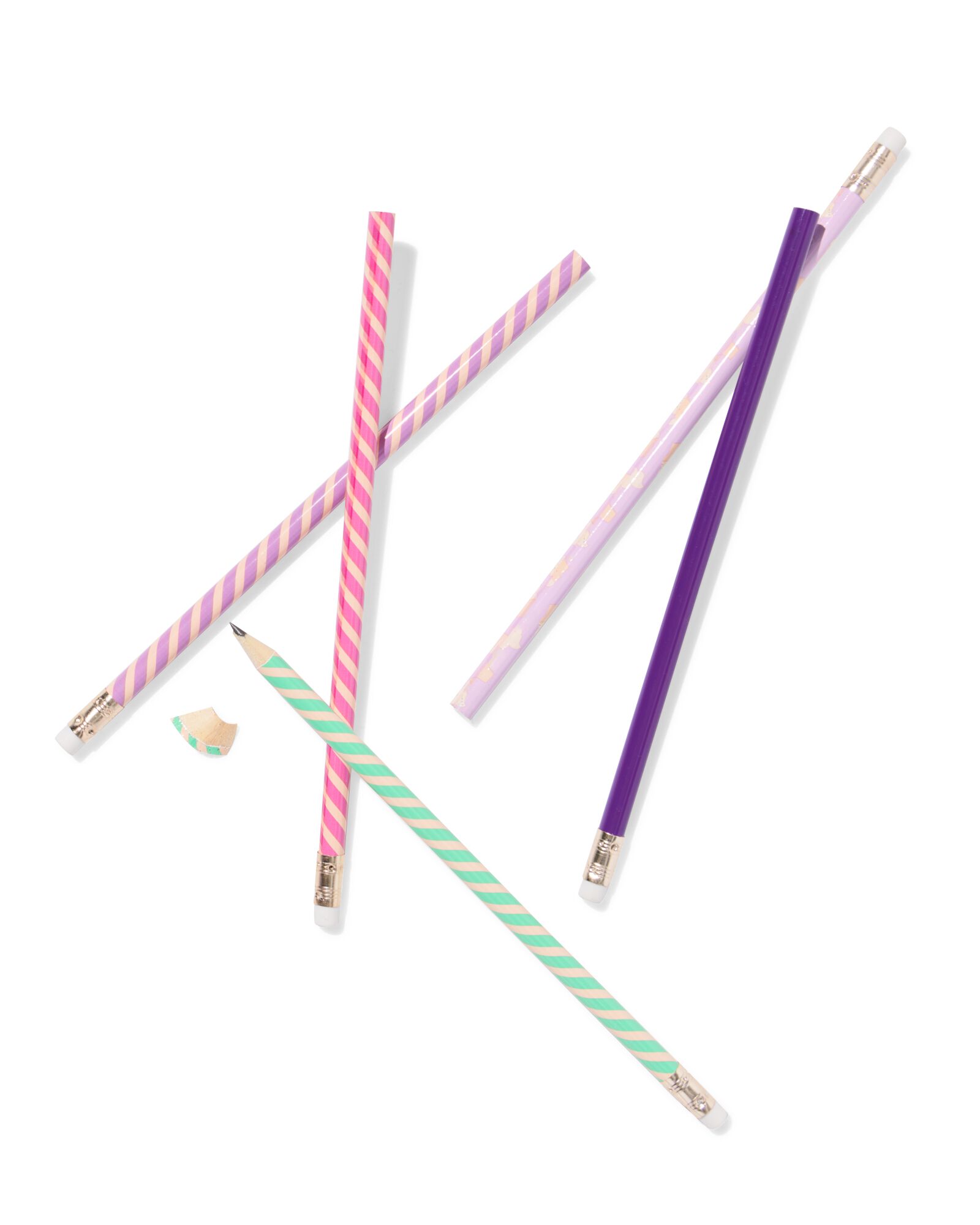 Lot de crayons multi - 5 pi&egrave;ces - 14450138 - HEMA