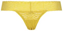 B.A.E. string femme en dentelle jaune jaune - 1000020419 - HEMA