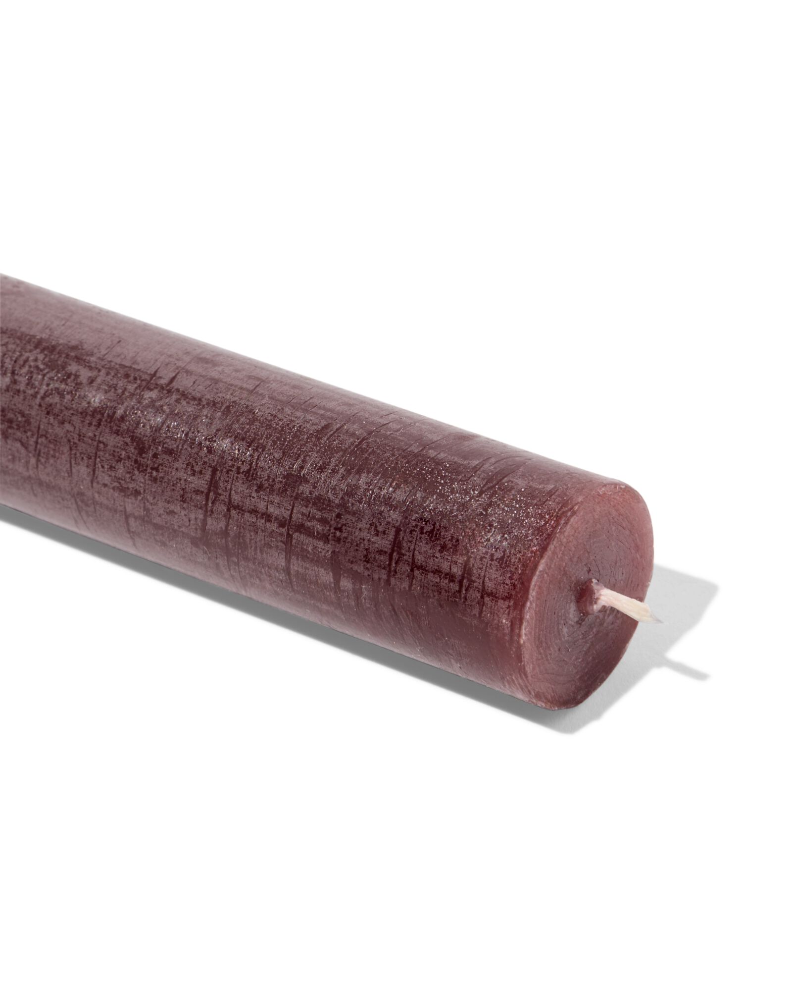 Rustikale Haushaltskerze Ø 2,2 x 27 cm, Dunkelbraun dunkelbraun 2.2 x 27 - 13504080 - HEMA