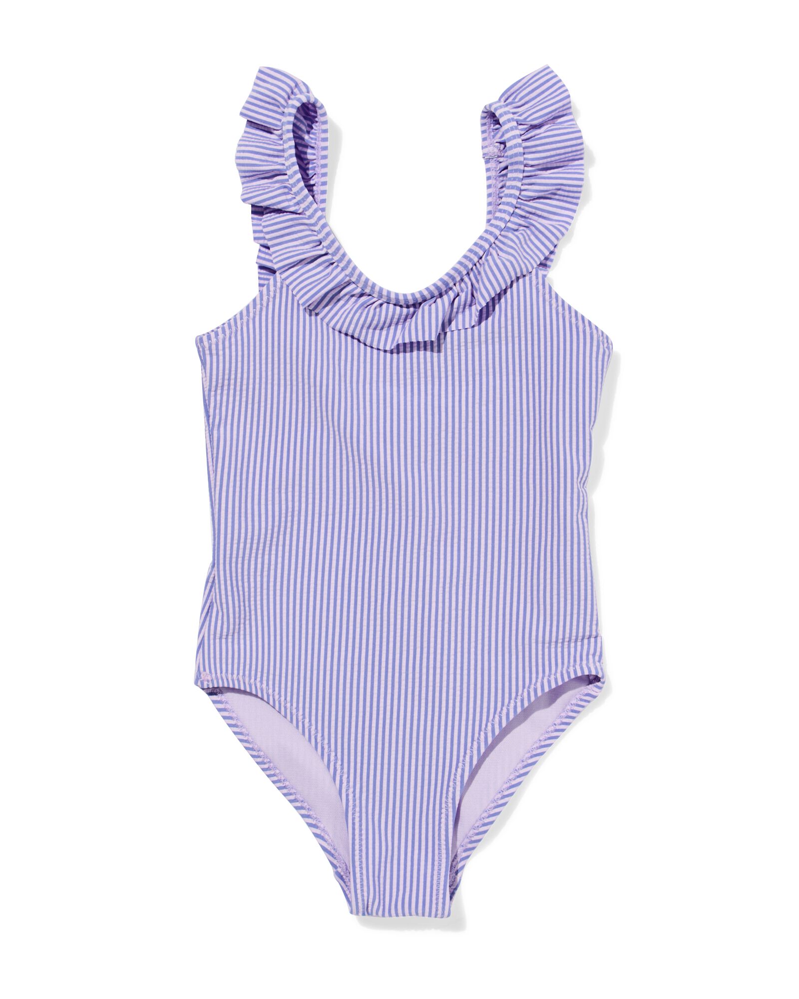 Kinderbadeanzug, Seersucker lila - 22250060LILAC - HEMA