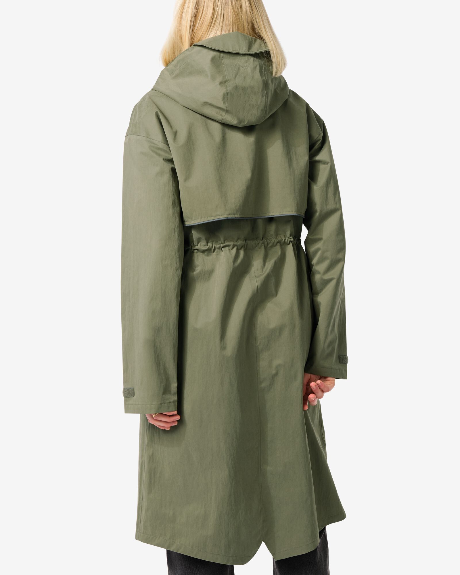 regenjas voor volwassenen khaki khaki - 34450050KHAKI - HEMA