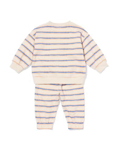 ensemble de v&ecirc;tements b&eacute;b&eacute; coupe confortable rayures &eacute;cru &eacute;cru - 33185070ECRU - HEMA
