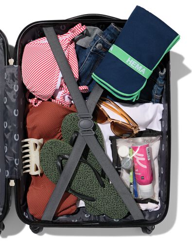 serviette microfibre bleu fonc&eacute; - 5250057 - HEMA