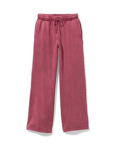 damessweatpants Esmee bordeauxrood bordeauxrood - 36205470BURGUNDYRED - HEMA