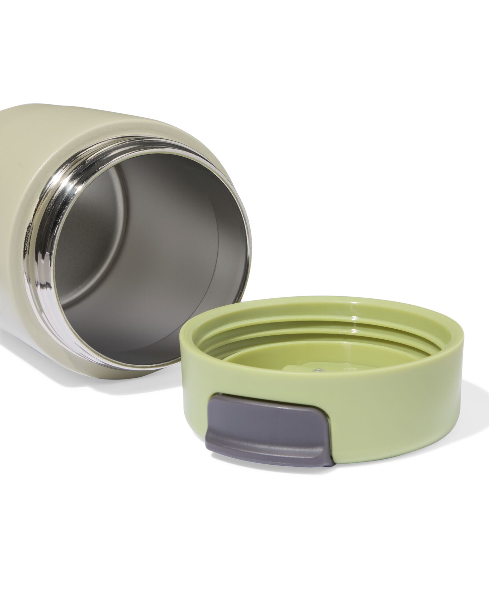 gobelet &agrave; caf&eacute; 300 ml en acier inoxydable vert - 80650270 - HEMA