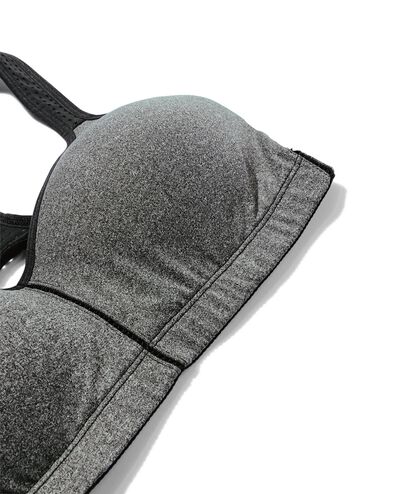 soutien-gorge de sport pr&eacute;form&eacute; support moyen gris chin&eacute; gris chin&eacute; - 1000018832 - HEMA