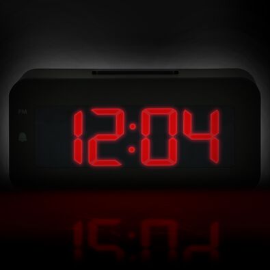 wekker digitaal LED - 13780007 - HEMA