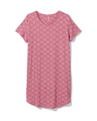 chemise de nuit femme Miffy micro mauve M - 23460157 - HEMA