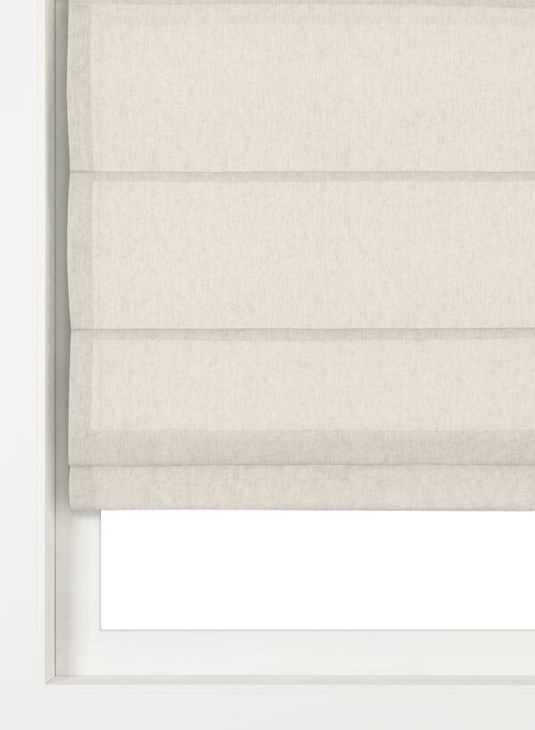 vouwgordijn Elst inbetween ecru ecru - 2000000349 - HEMA