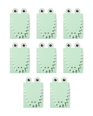 uitnodigingskaarten monsters - 8 stuks - 14250396 - HEMA