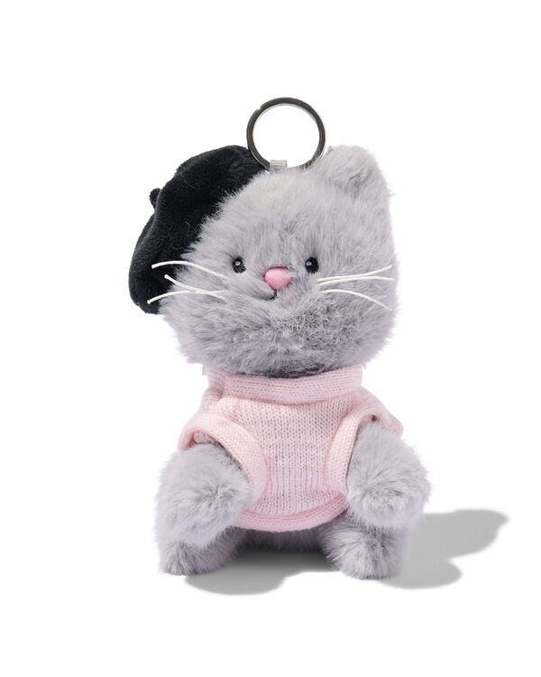sleutelhanger 8x8x12cm kat Mimi - 61104301 - HEMA