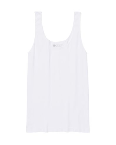 dameshemd naadloos micro wit - 1000002074 - HEMA