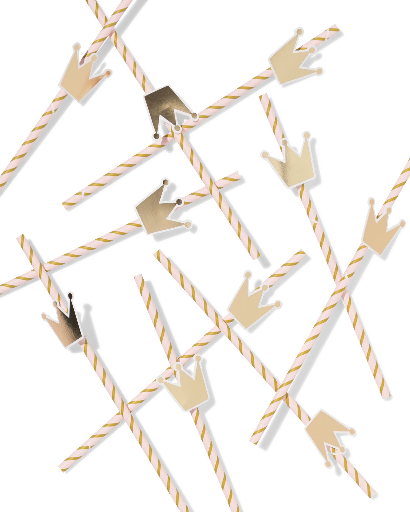 pailles papier princesse - 10 pi&egrave;ces - 14250389 - HEMA