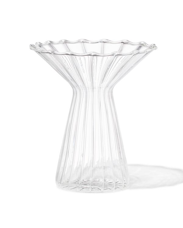 vase pour b&acirc;tonnets parfum&eacute;s ⌀10x12 cm verre avec col transparent - 13507591 - HEMA