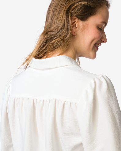 damesblouse Day  wit wit - 36207450WHITE - HEMA