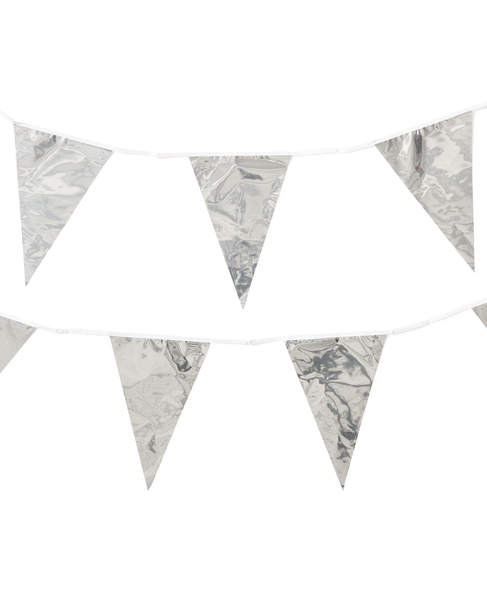 guirlande drapeaux 10 m argent&eacute;e - 14250244 - HEMA