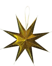 étoile de Noël éclairage LED 68 cm doré - 25520010 - HEMA